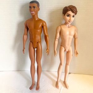 Two boy dolls! Prince Auradon and beach ken!